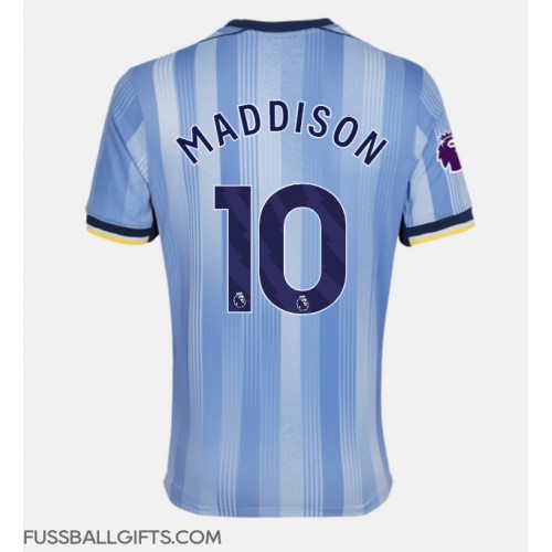 Tottenham Hotspur James Maddison #10 Fußballbekleidung Auswärtstrikot 2024-25 Kurzarm